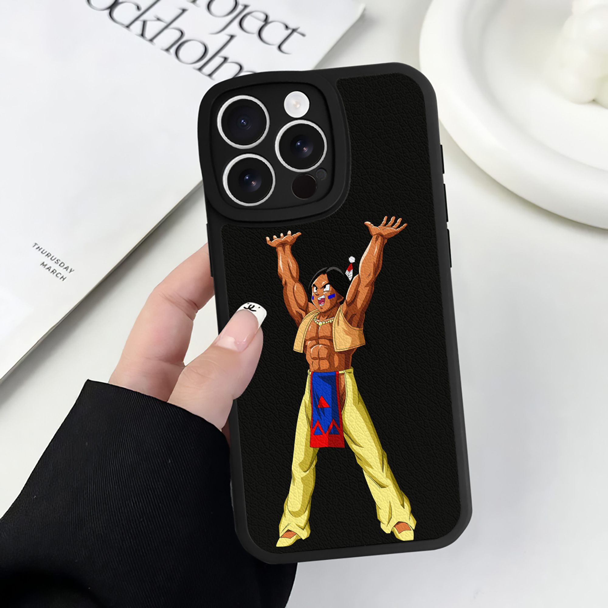 （画像用） ドラゴンボール DRAGON BALL 【iPhone 16シリーズ対応】シリコンスマホケース（レザー調） 材質：シリコン